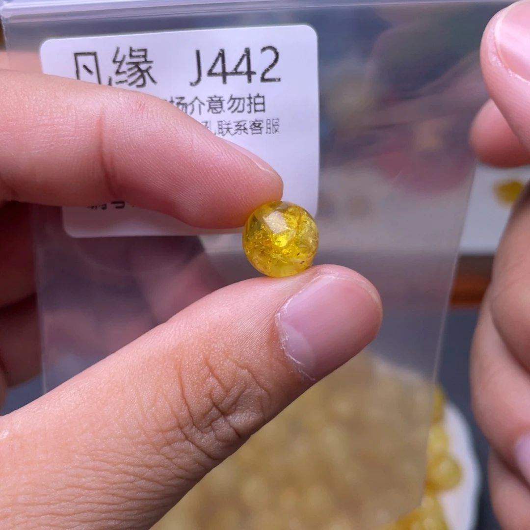 琥珀未镶嵌珠宝奇石