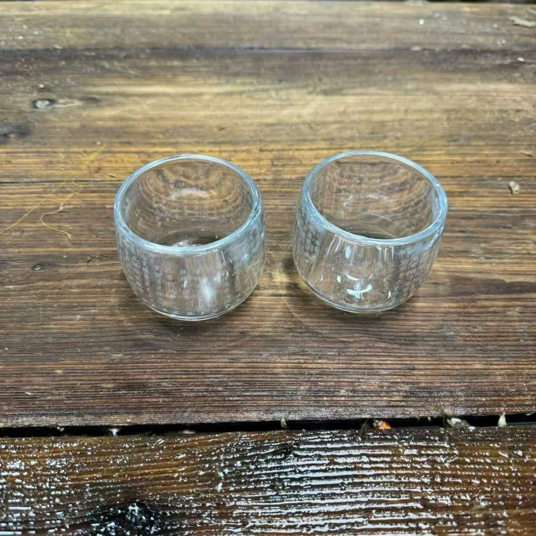 【闪购商品】心经琉璃主人杯对杯