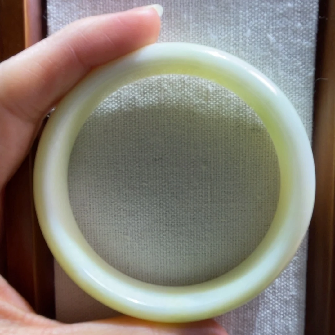 蓝田玉（蛇纹石化大理石玉）未镶嵌手镯