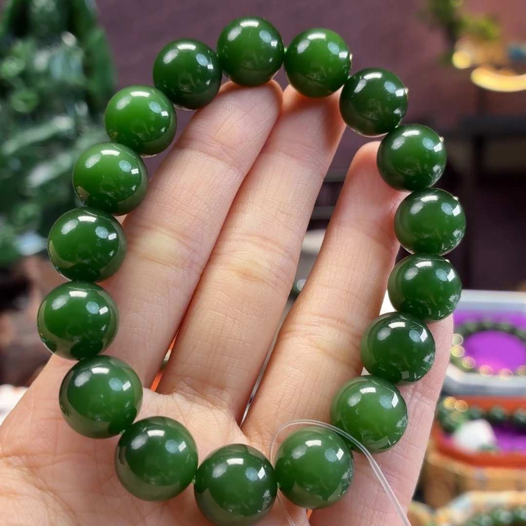 和田玉（碧玉）未镶嵌手串