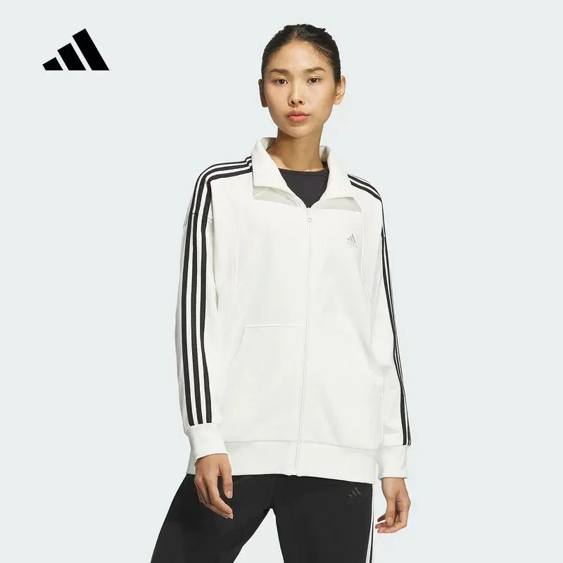 adidas/阿迪达斯秋季女子运动休闲夹克外套（薄绒）JN0760