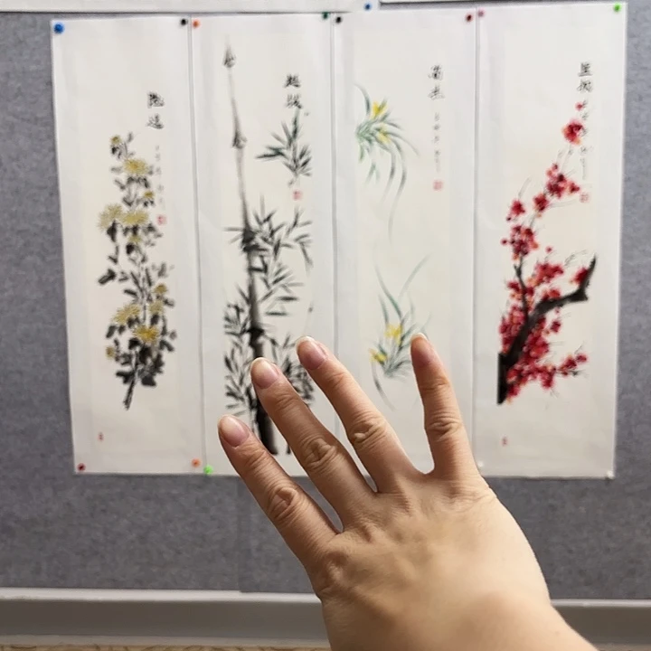国画花鸟的翅膀和翅膀