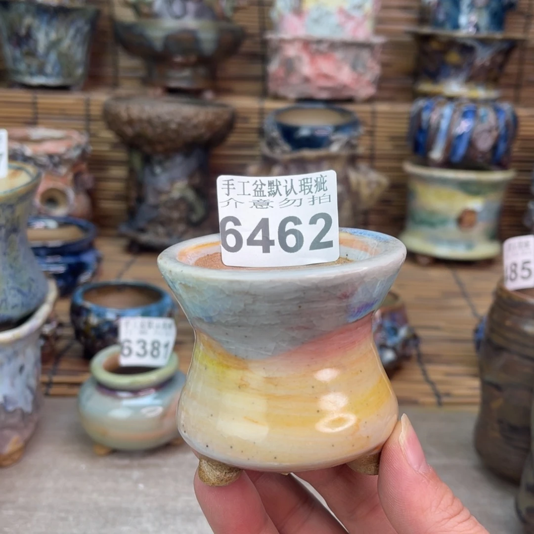 手工花盆默认瑕疵完美者勿拍