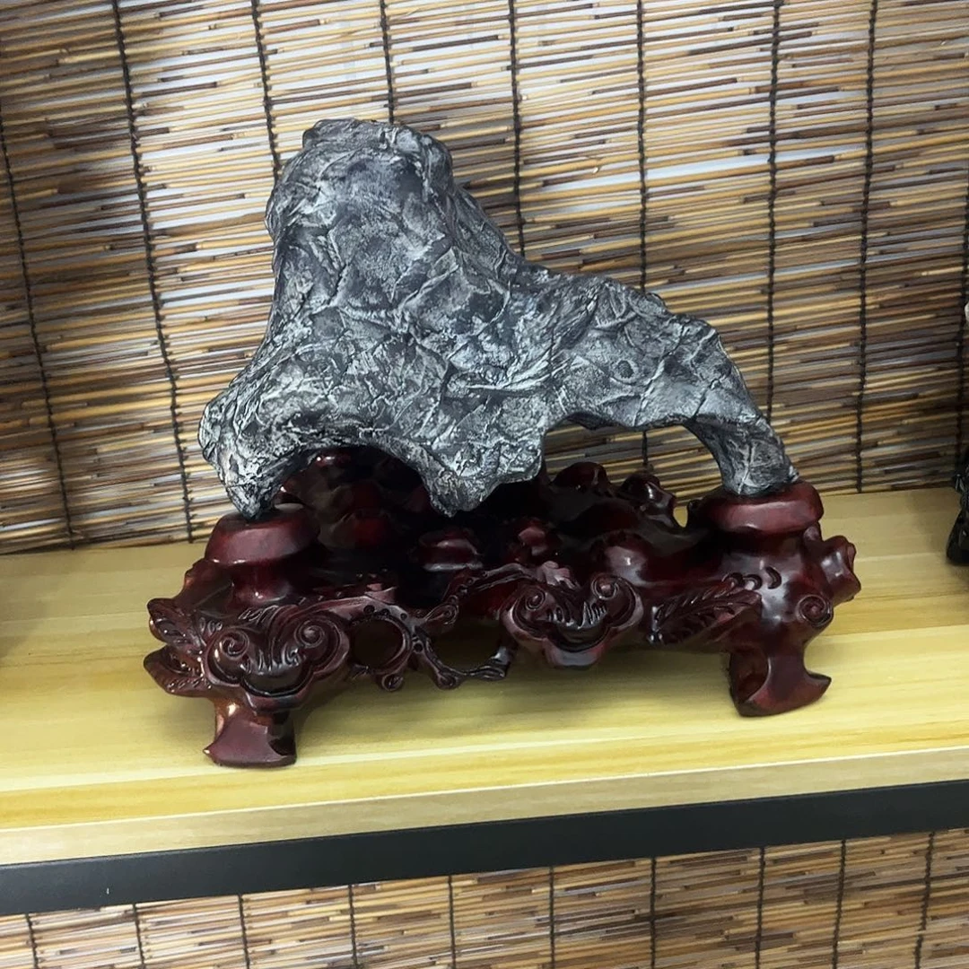 用***7有机玻璃灵璧奇石装饰摆件