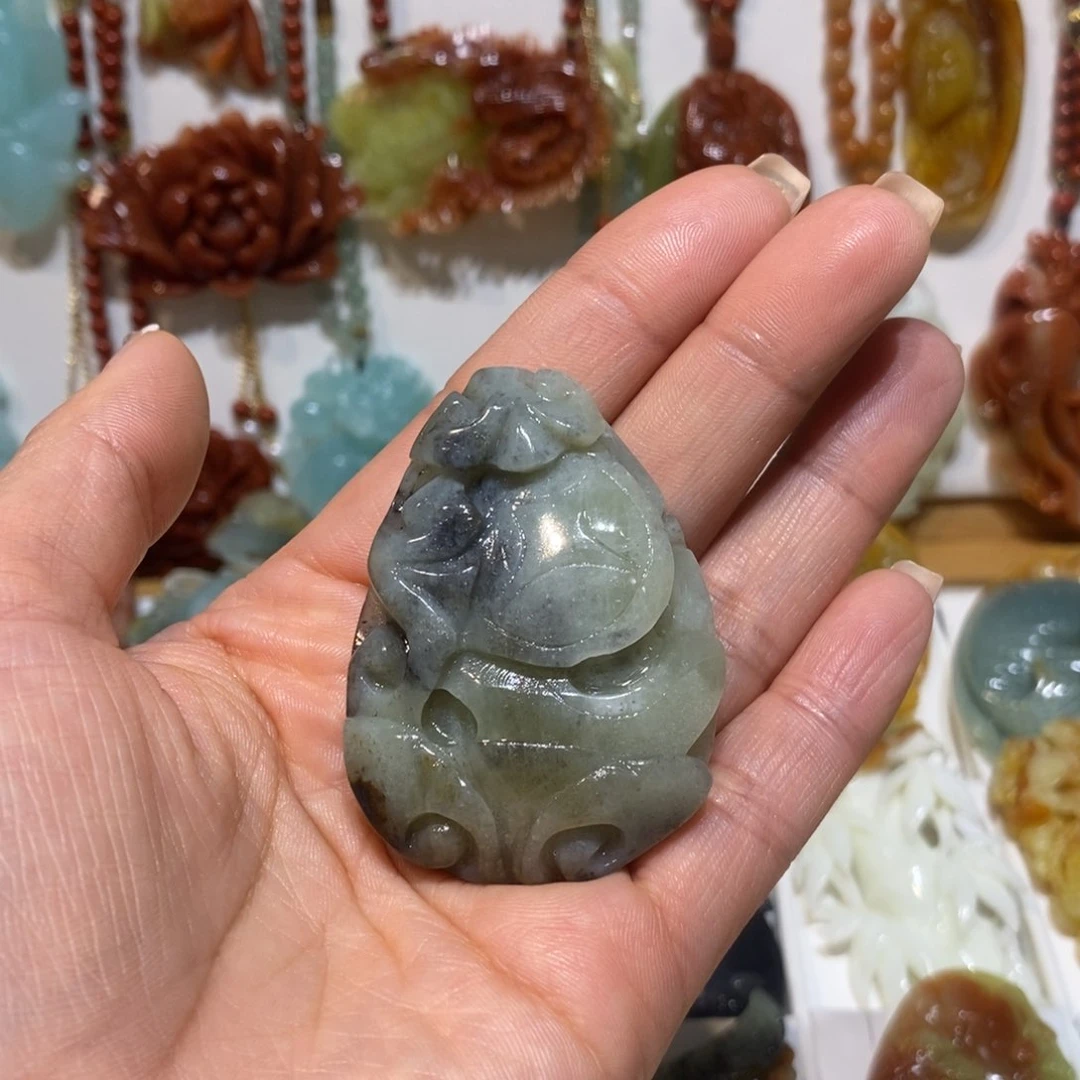 石英石非金属岫岩玉手工雕刻
