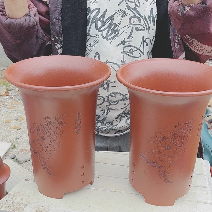 宜兴紫砂精品花盆