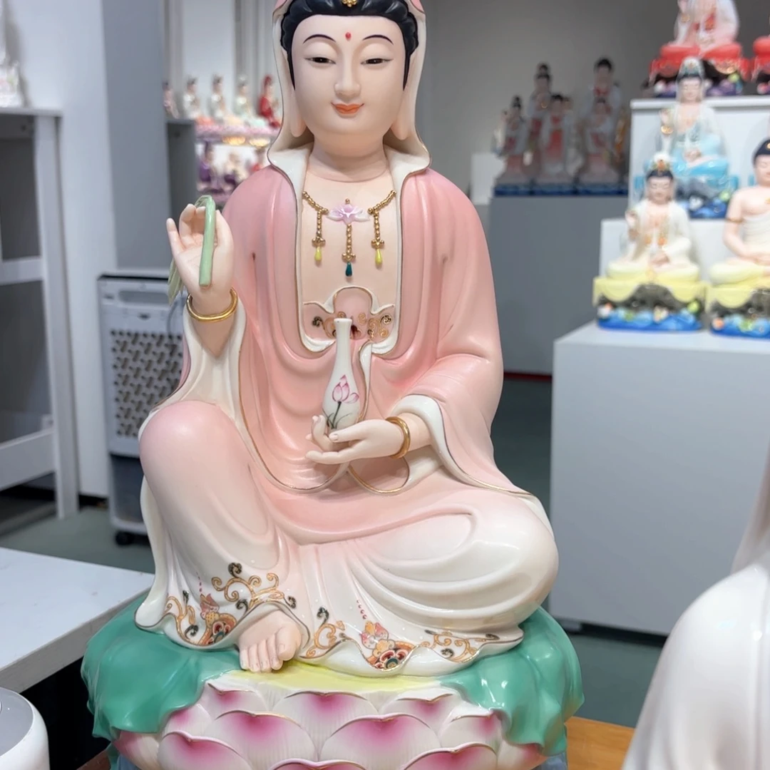 摆件瓷摆件观音菩萨