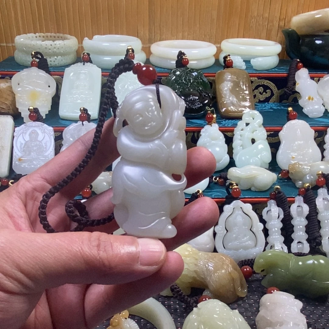 加****和田玉未镶嵌挂件