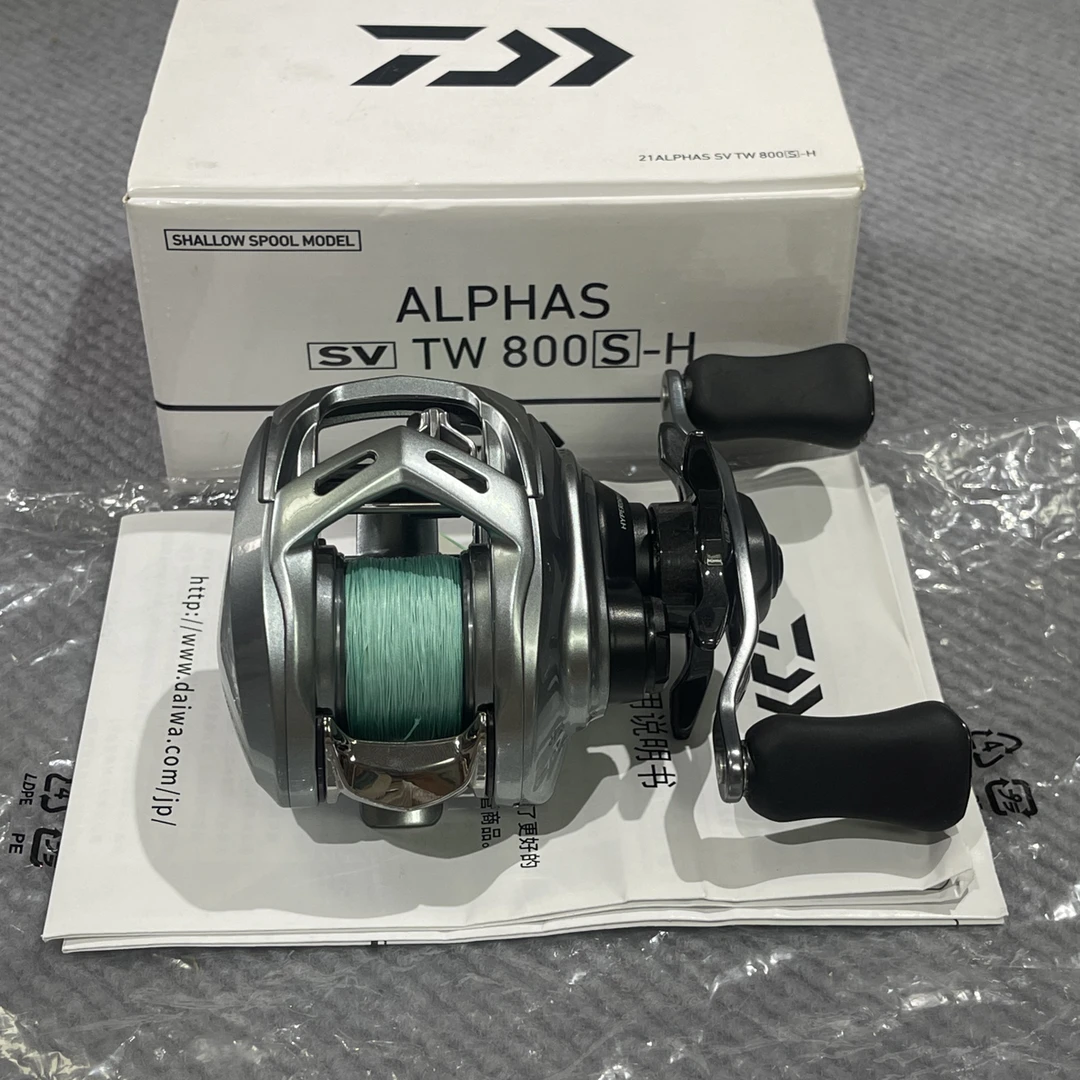 【99新】22阿尔法7.1速右手水滴轮，摇轮顺滑无齿感，国行书盒齐全