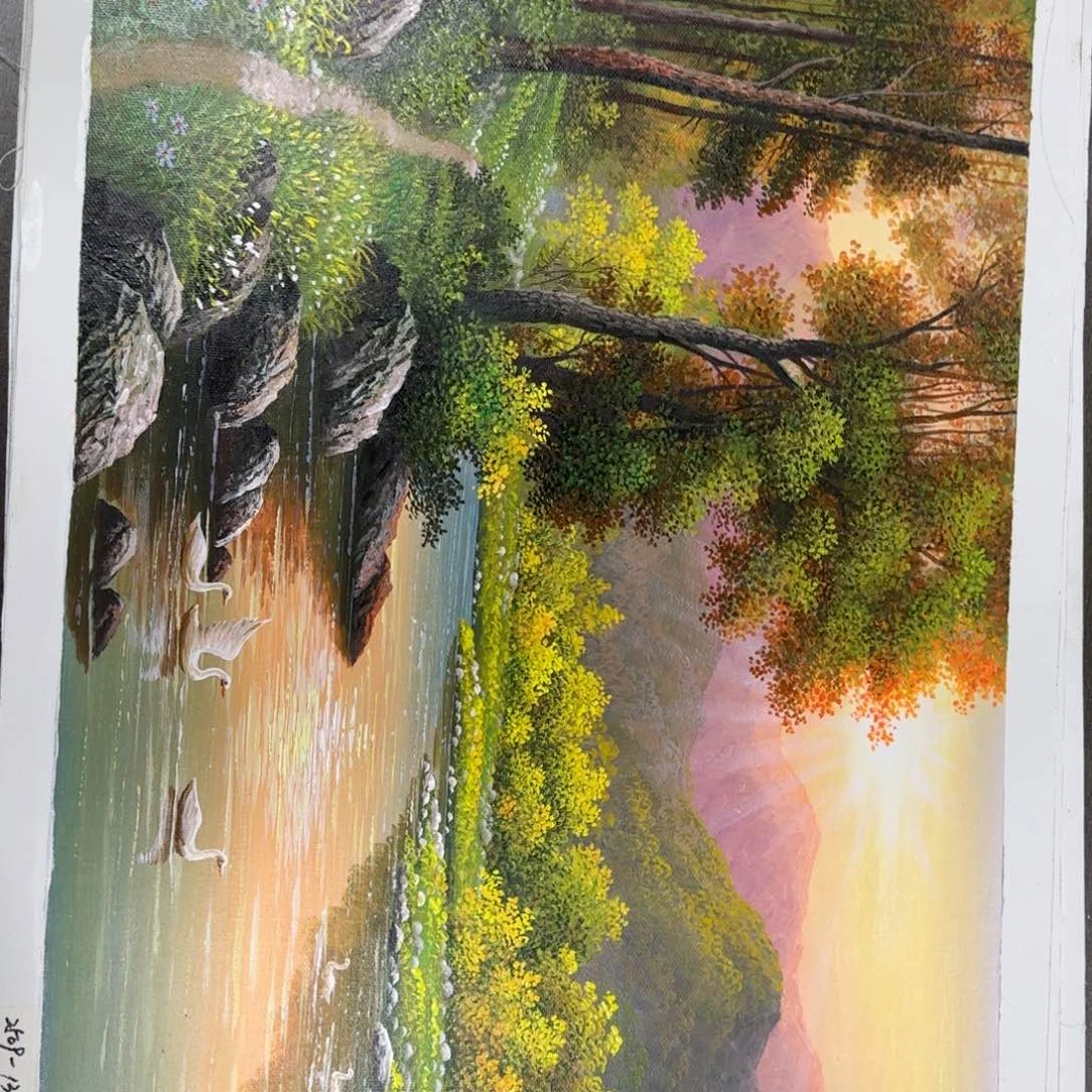 油画加油加油努力加油加油