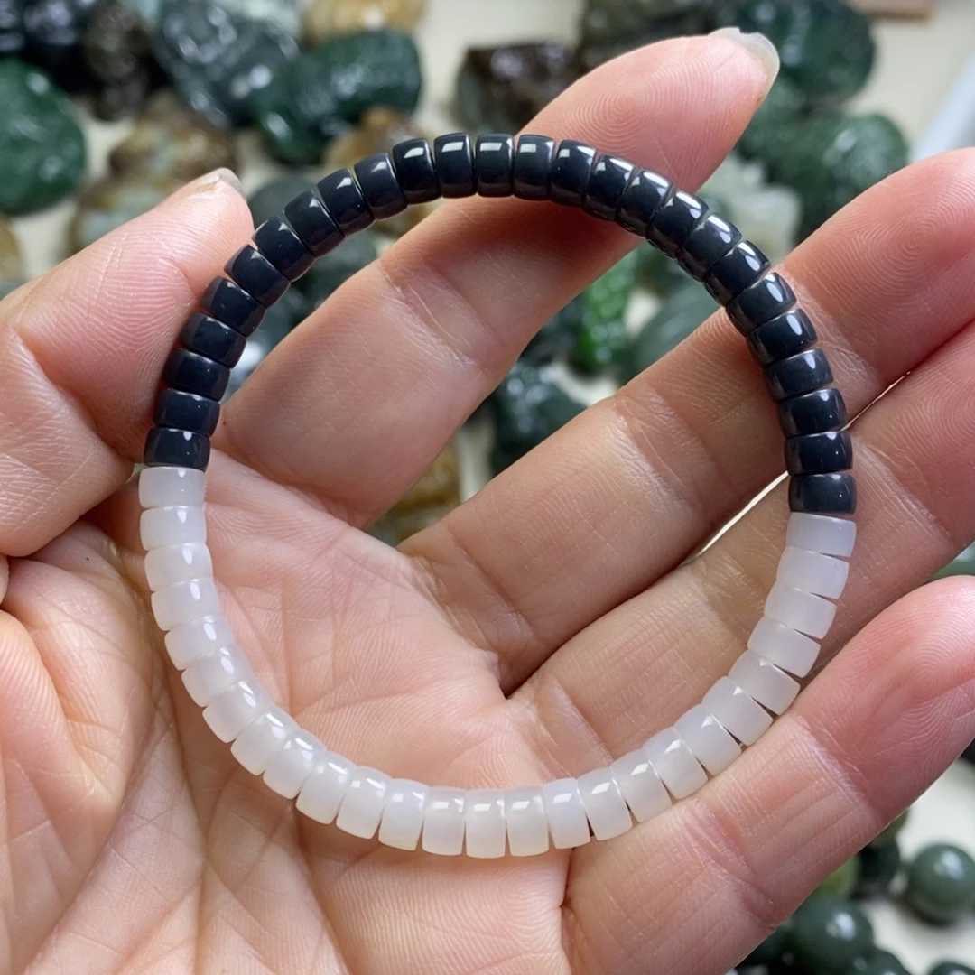 和田玉未镶嵌手链和田玉手串