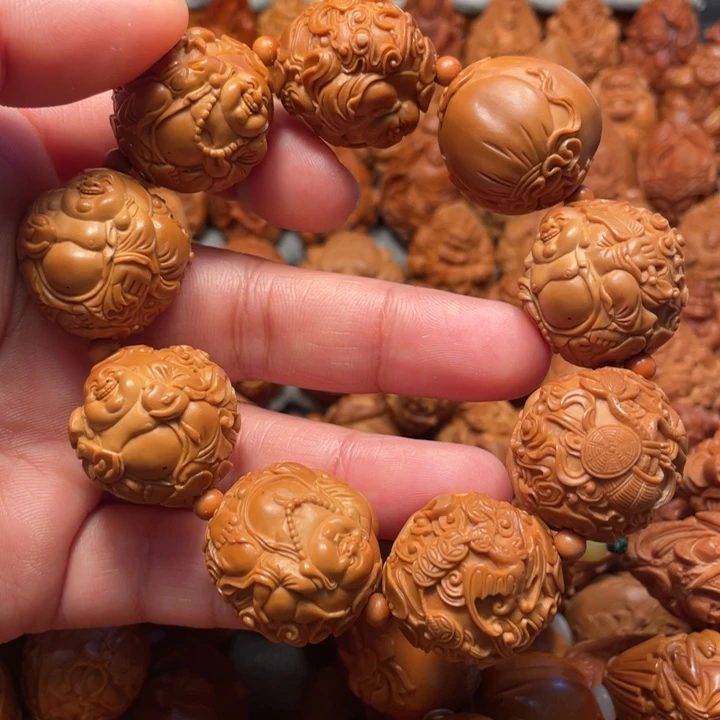 【闪购商品】橄榄核手串/手链弥勒。