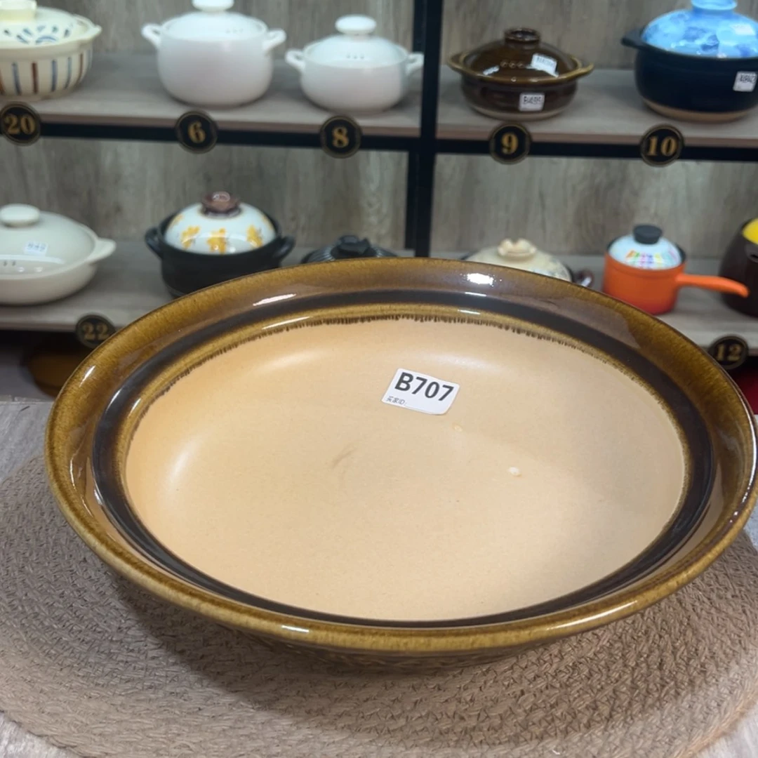 【闪购商品】口径34厘米粗陶砂锅微瑕疵品707
