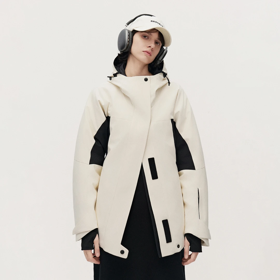 *OCH.夹克羽绒服外套女中长款滑雪服腰带2024秋冬新品