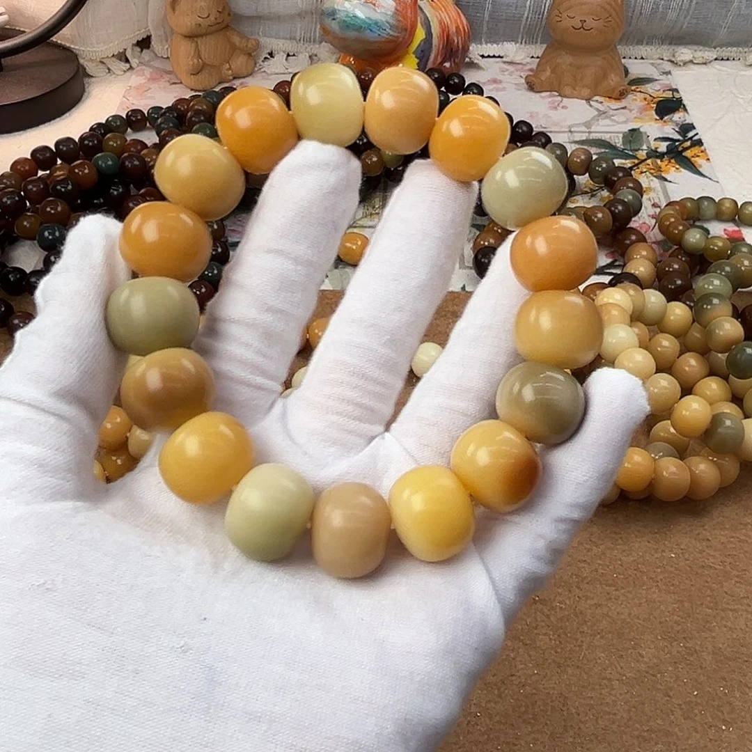 菩提根/象牙果手串微瑕316