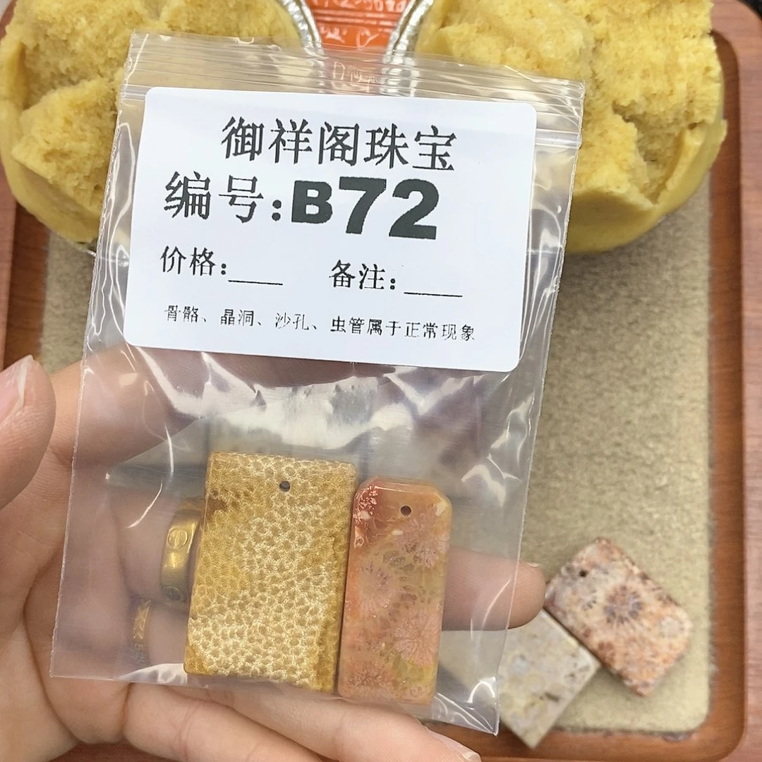 硅化珊瑚（珊瑚玉）颈饰未镶嵌＆*