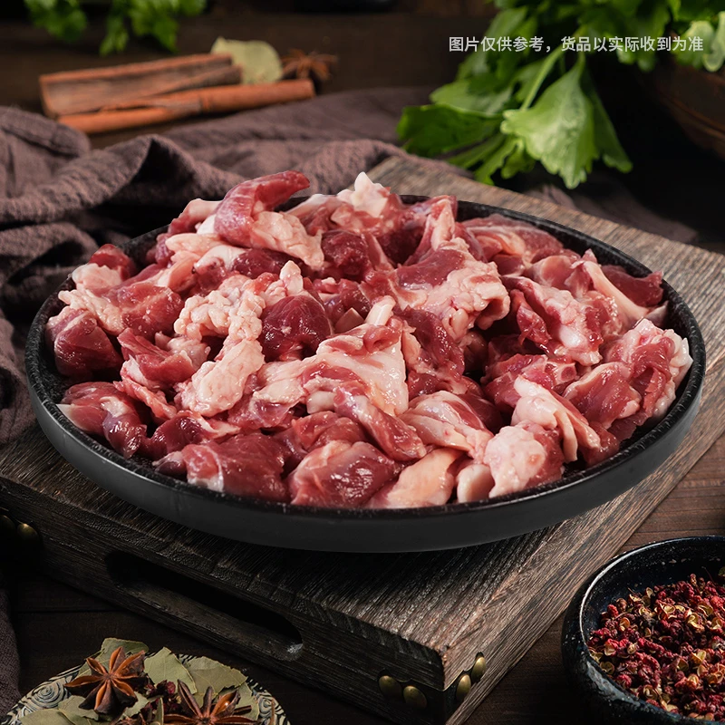 【东来顺】羊筋骨肉1kg/袋 内蒙清真原切羔羊脆骨炖煮煲汤空气炸锅