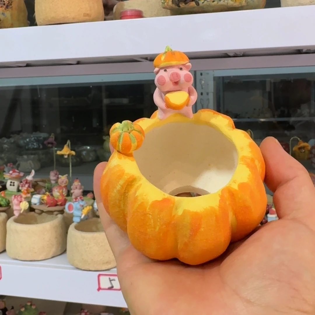 贾***悦厂家直销手工花盆