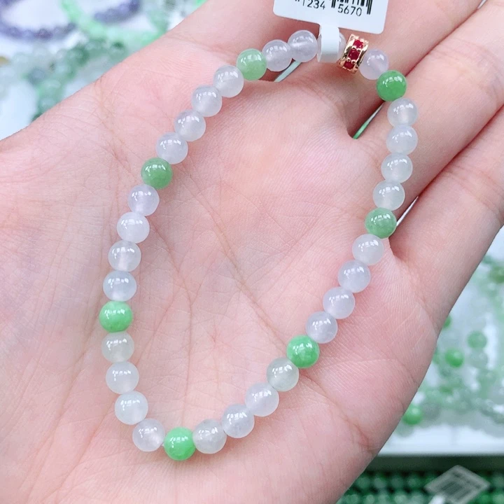 未镶嵌手链翡翠翡翠