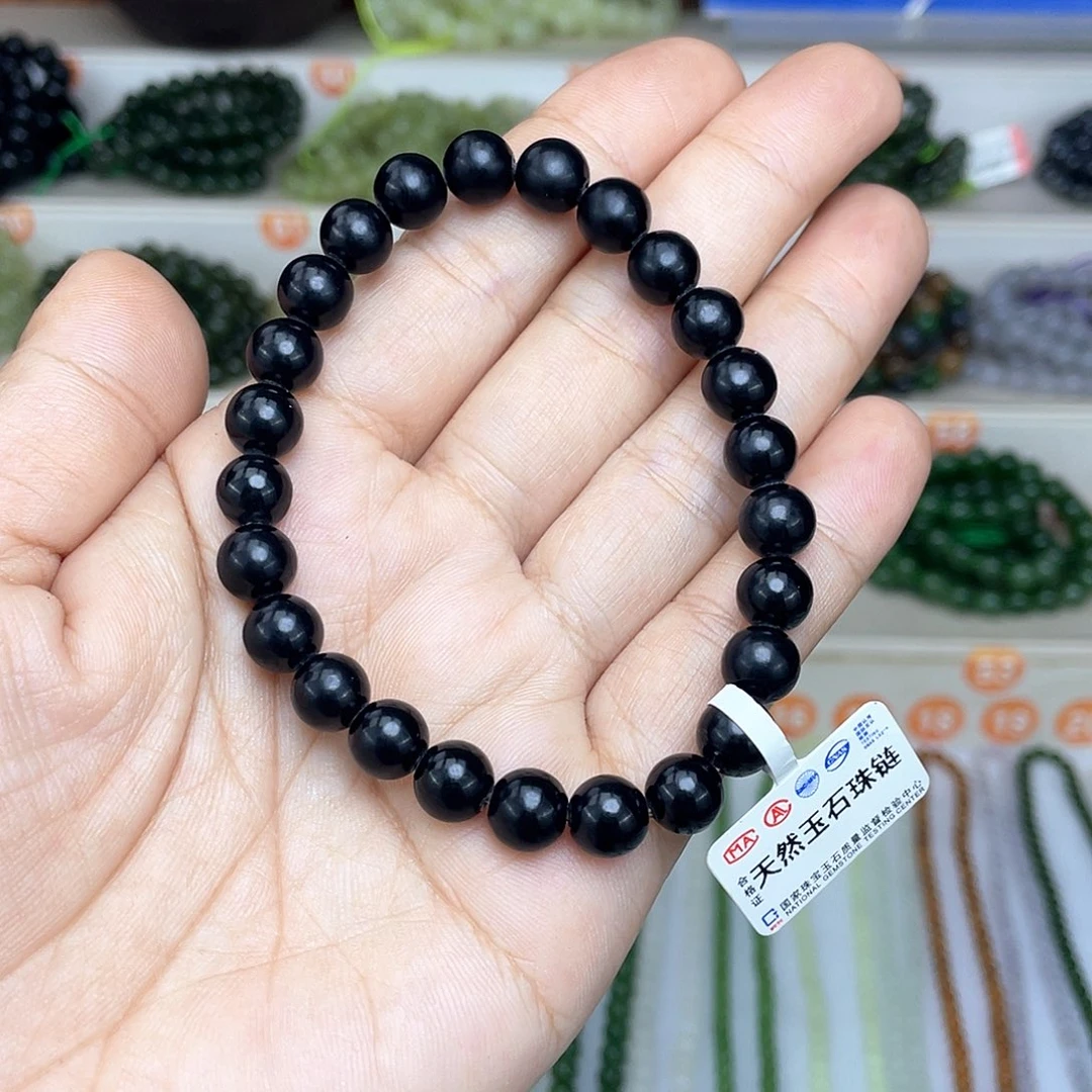 和田玉未镶嵌手串8mm