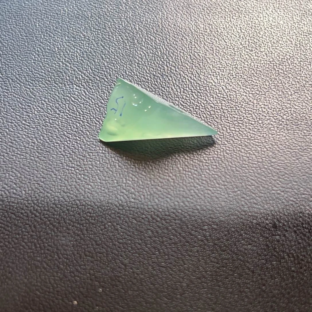 未镶嵌定制翡翠木纳冰胶晴底纯净满色随形