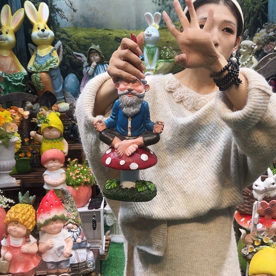 花园摆件红红火火