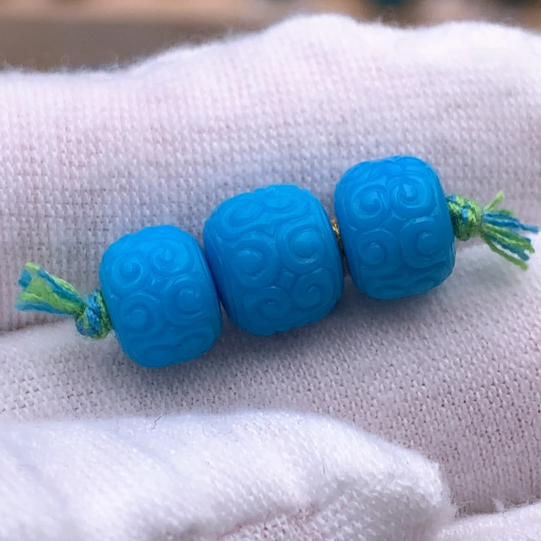 绿松石未镶嵌珠宝奇石8.9mm