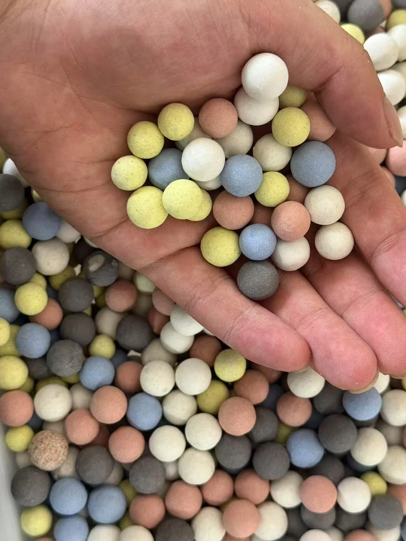 高端五色石英中空球滤材