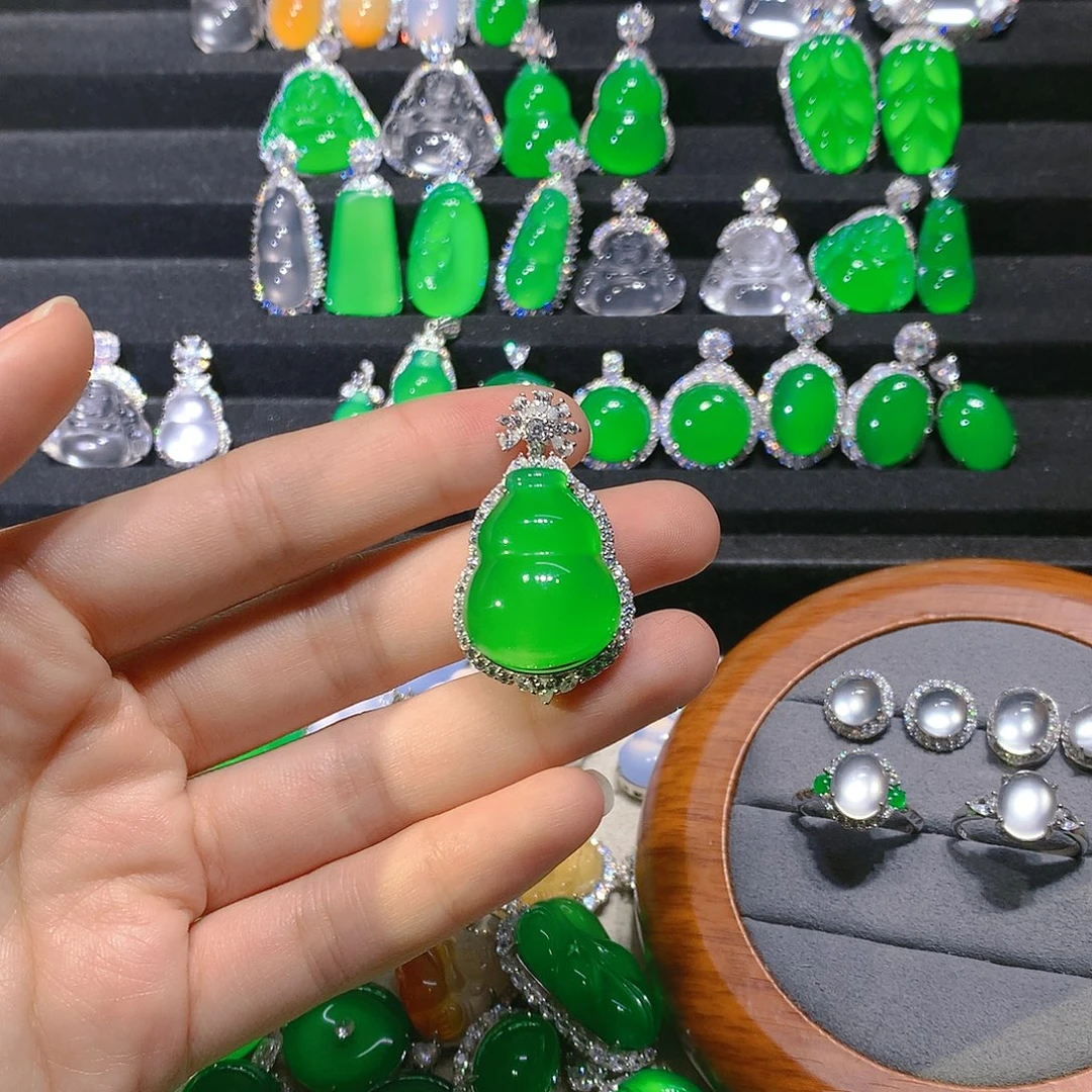 释***）玛瑙/玉髓银S925镶嵌颈饰