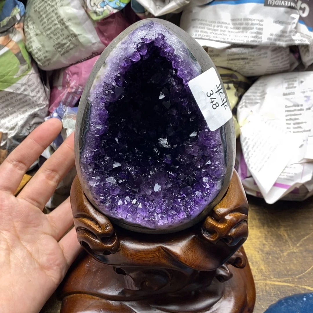 紫晶乌拉圭未镶嵌