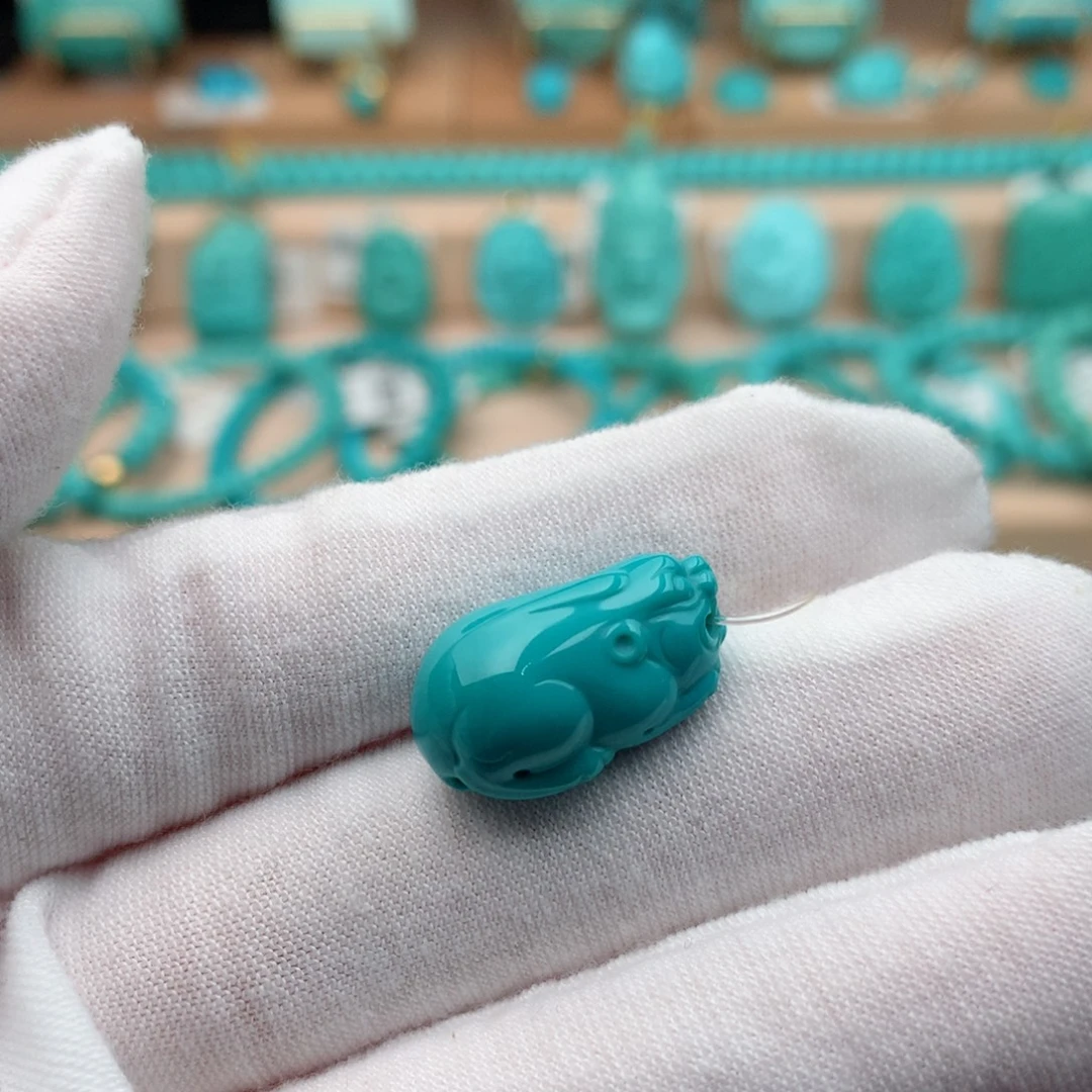 绿松石未镶嵌珠宝奇石19mm