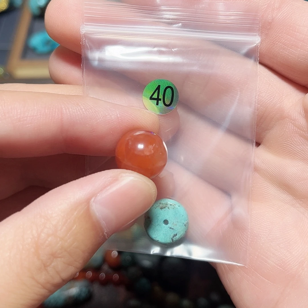 ****绝未镶嵌圆珠桶珠老型手串！！玛瑙/玉髓