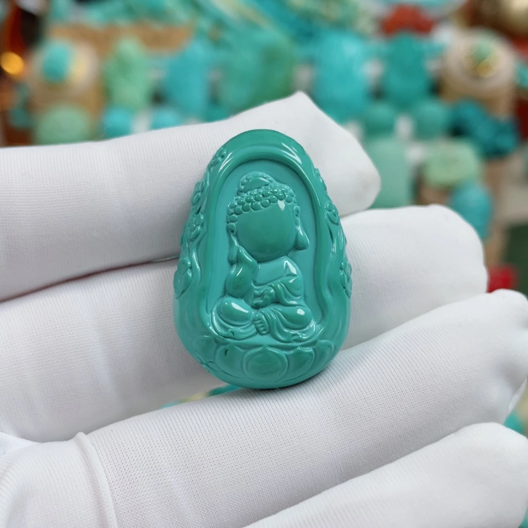 绿松石未镶嵌珠宝奇石