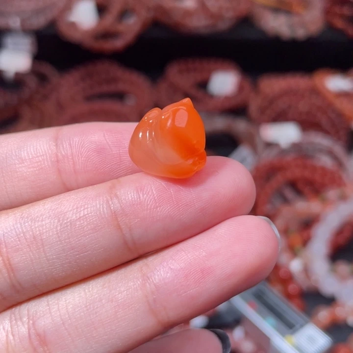 南红玛瑙未镶嵌无相猫1602