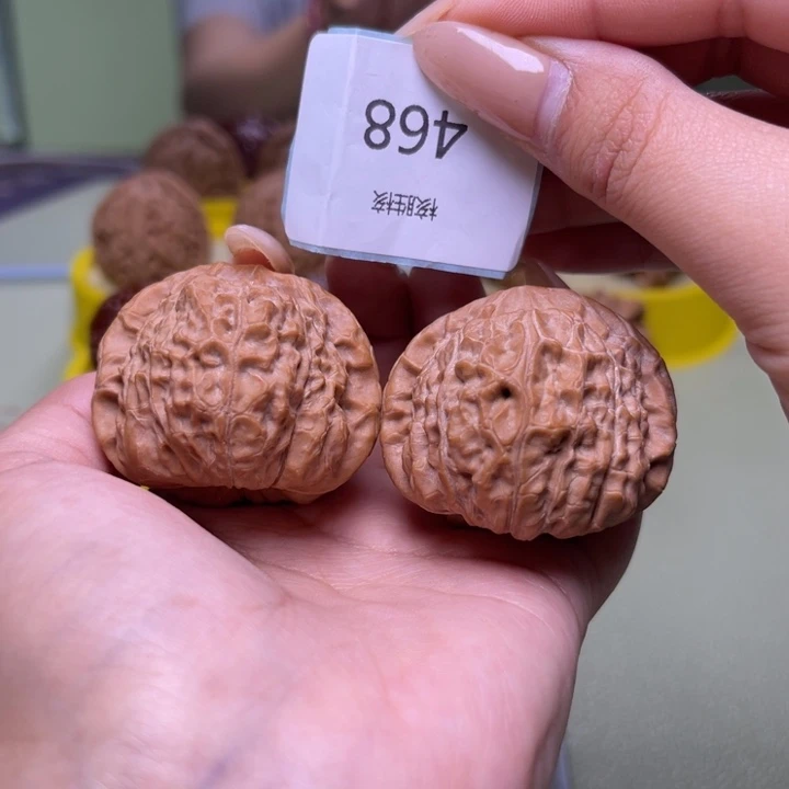 文玩核桃把件南瓜墩42.468
