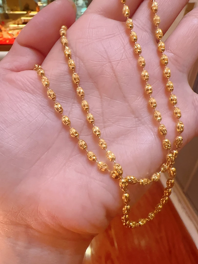 合金项链 s形钻刻镭射