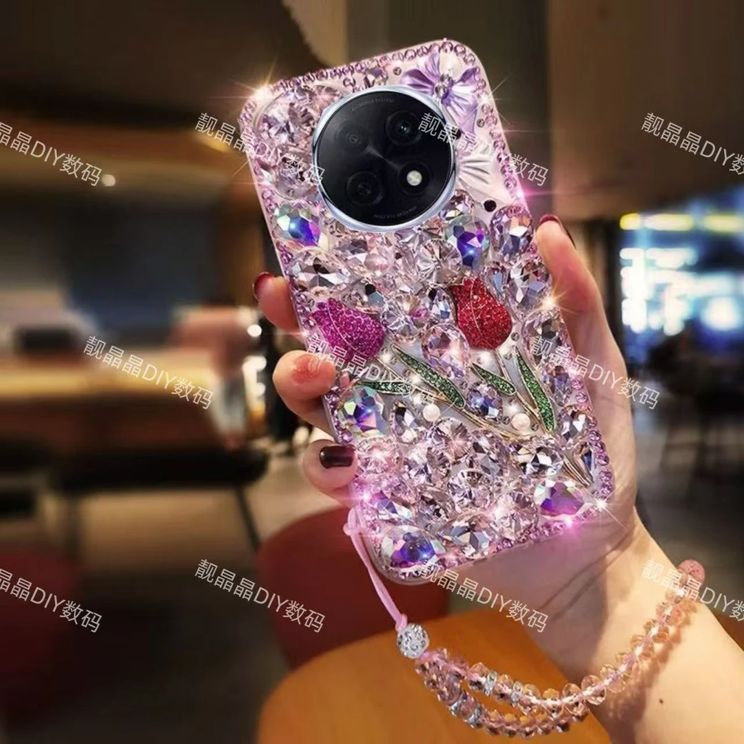 适用于OPPOA5Pro手机壳PKP110水钻奢华玫瑰A5PRO女款a5pro防摔软