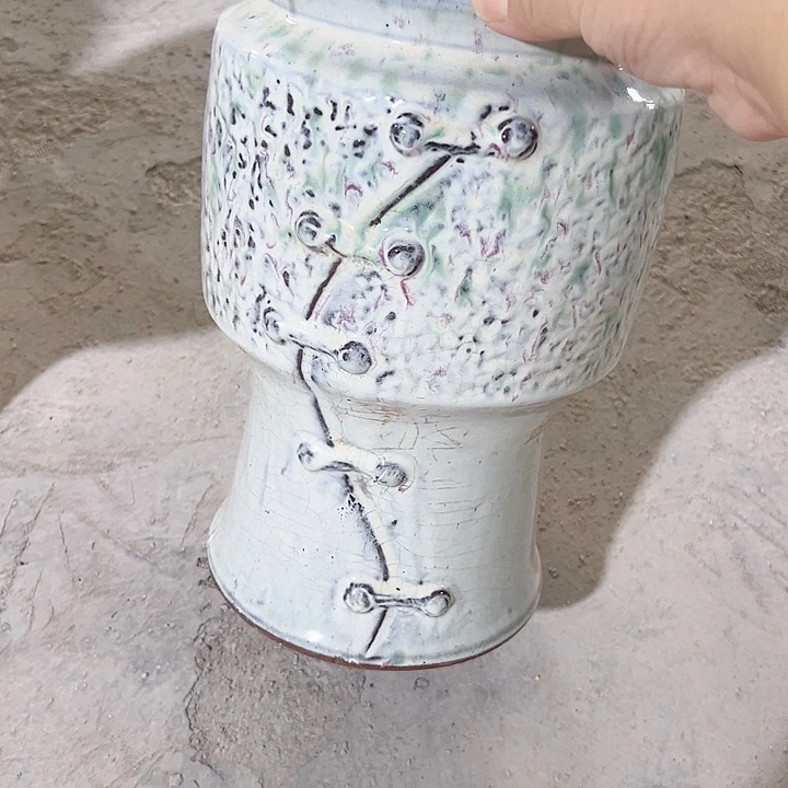 紫砂花盆高27口15