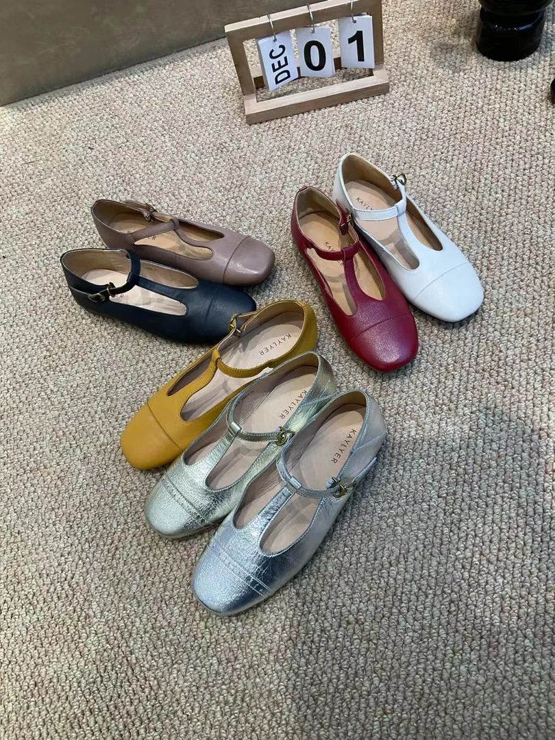 【黎贝卡】法式英伦风玛丽珍百搭软底气质经典单鞋2058-1