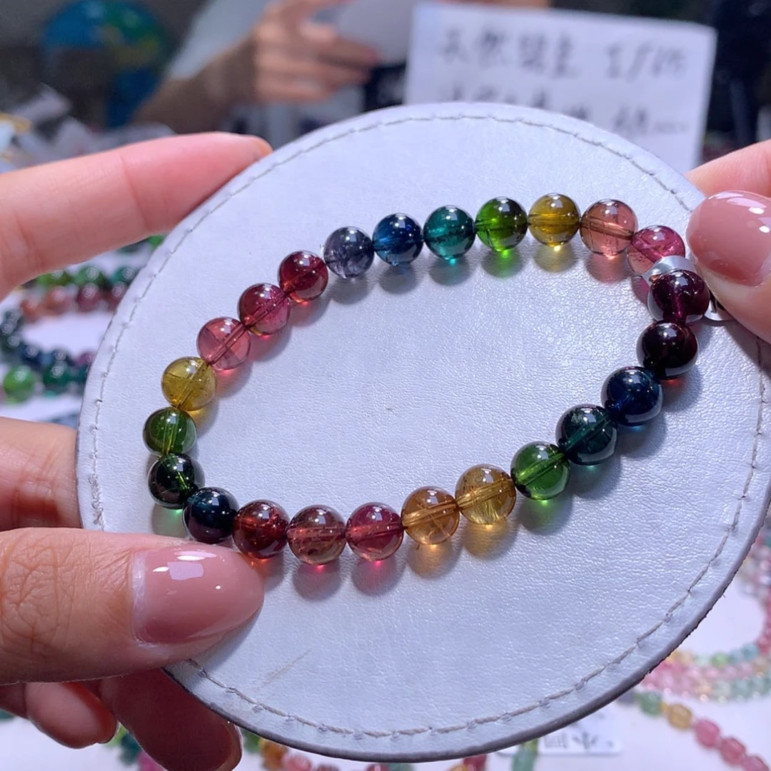 【闪购商品】未镶嵌手串碧玺7.7m净体