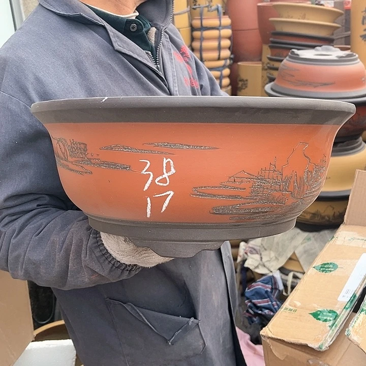 紫砂紫砂花盆和小茶几也可以