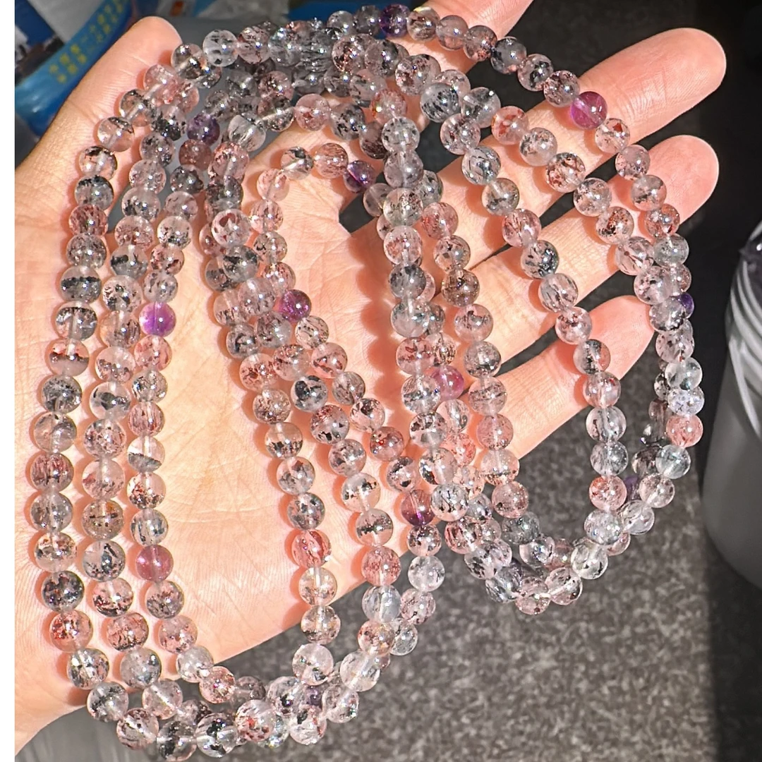 天然超七多圈手链云母款多样性发一