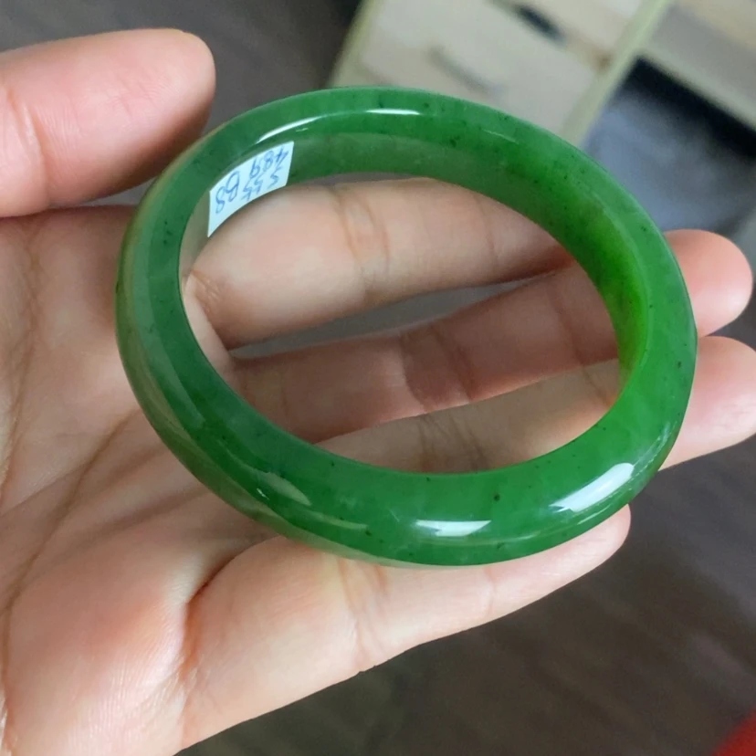 【闪购商品】未镶嵌手镯和田玉（碧玉）