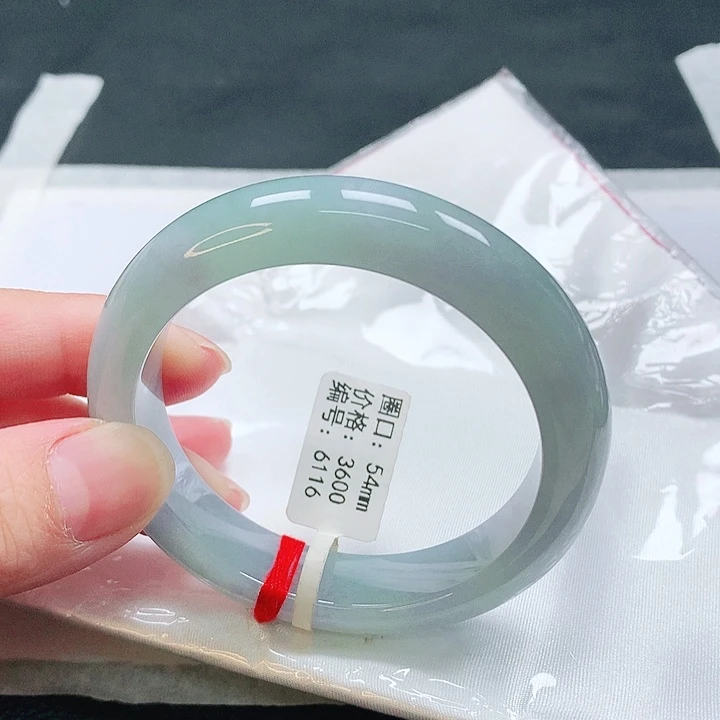 翡翠未镶嵌手镯手镯55
