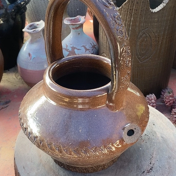茶壶紫砂口11高度23.5瑕疵孤