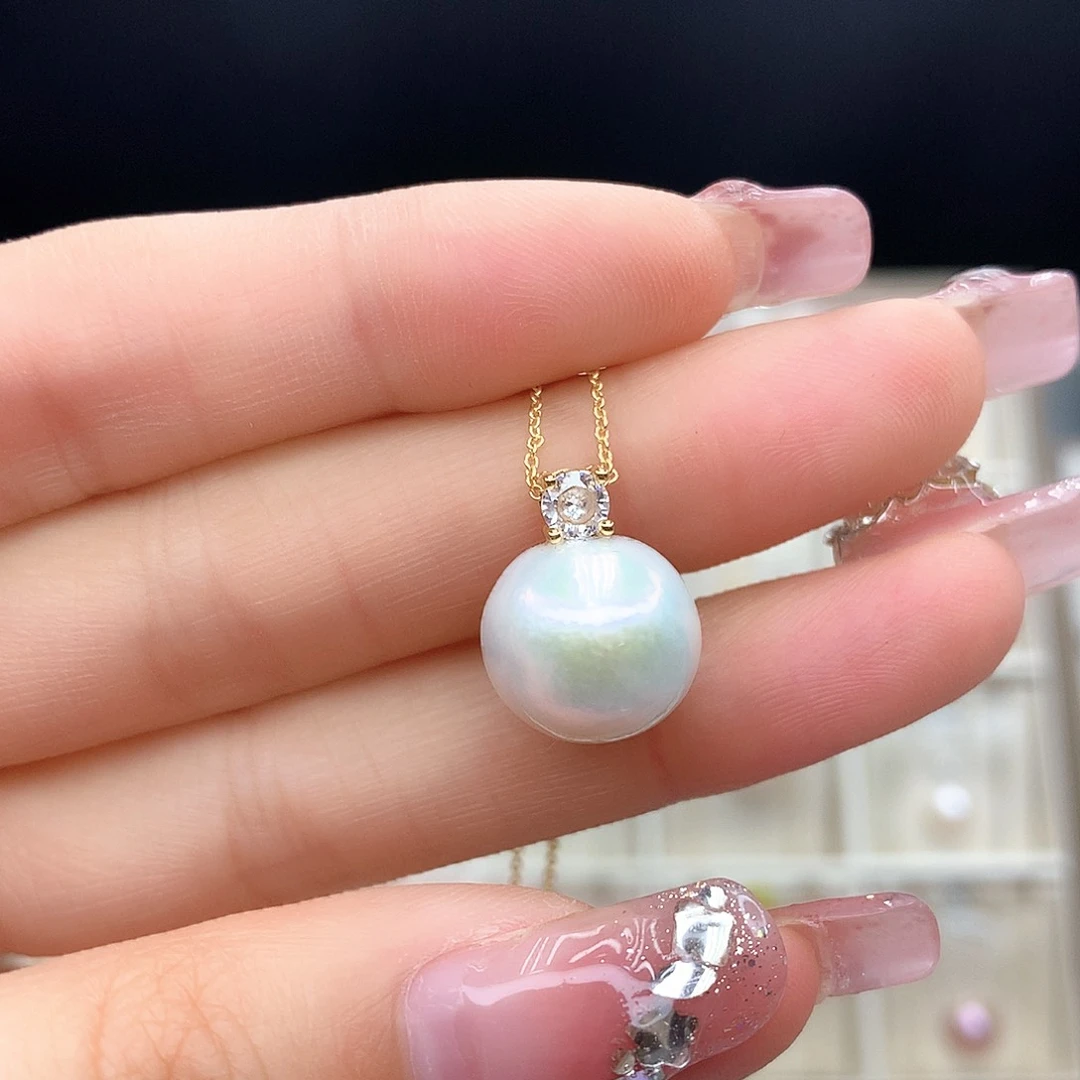 淡水珍珠颈饰合金