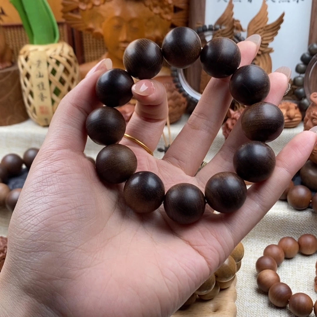 檀香木手串/手链老山檀香，焦糖2.0微瑕