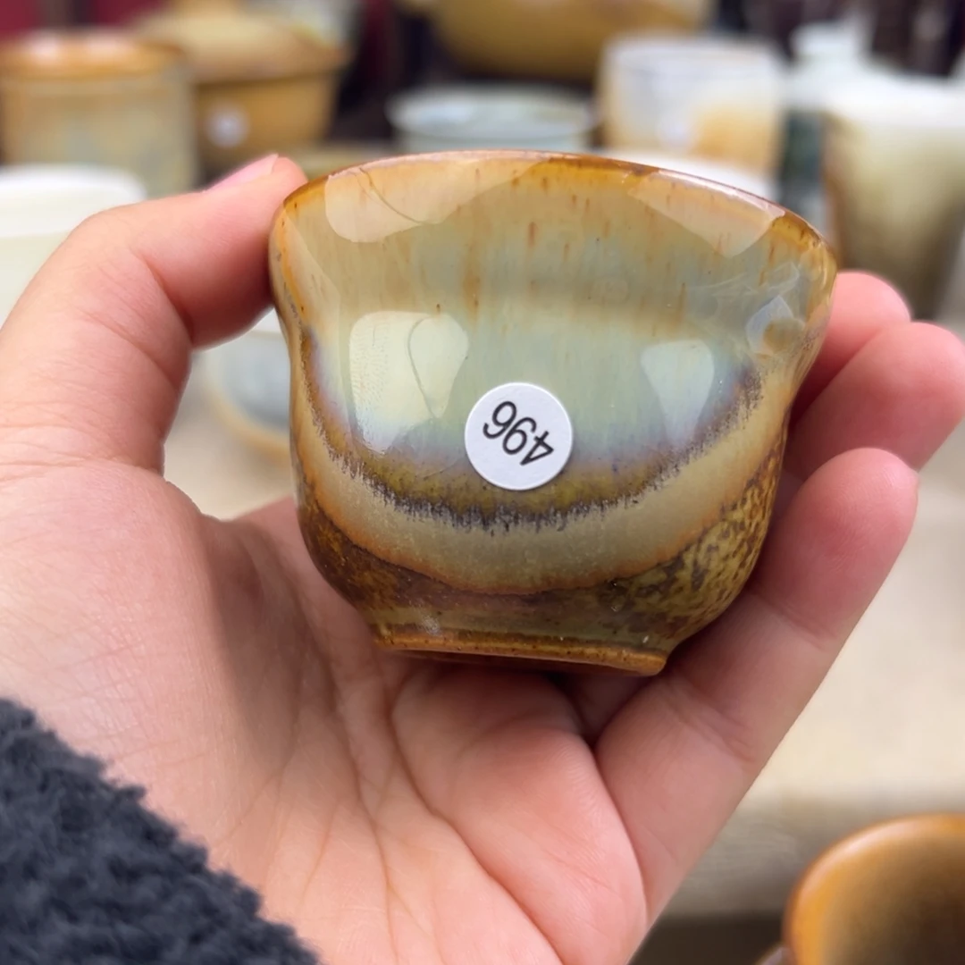 杯纯手工柴烧主人杯