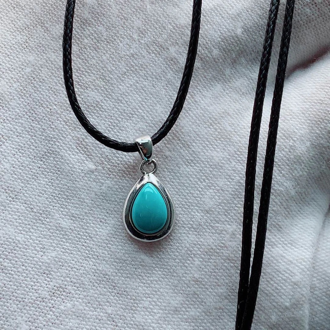 绿松石银S925镶嵌配饰