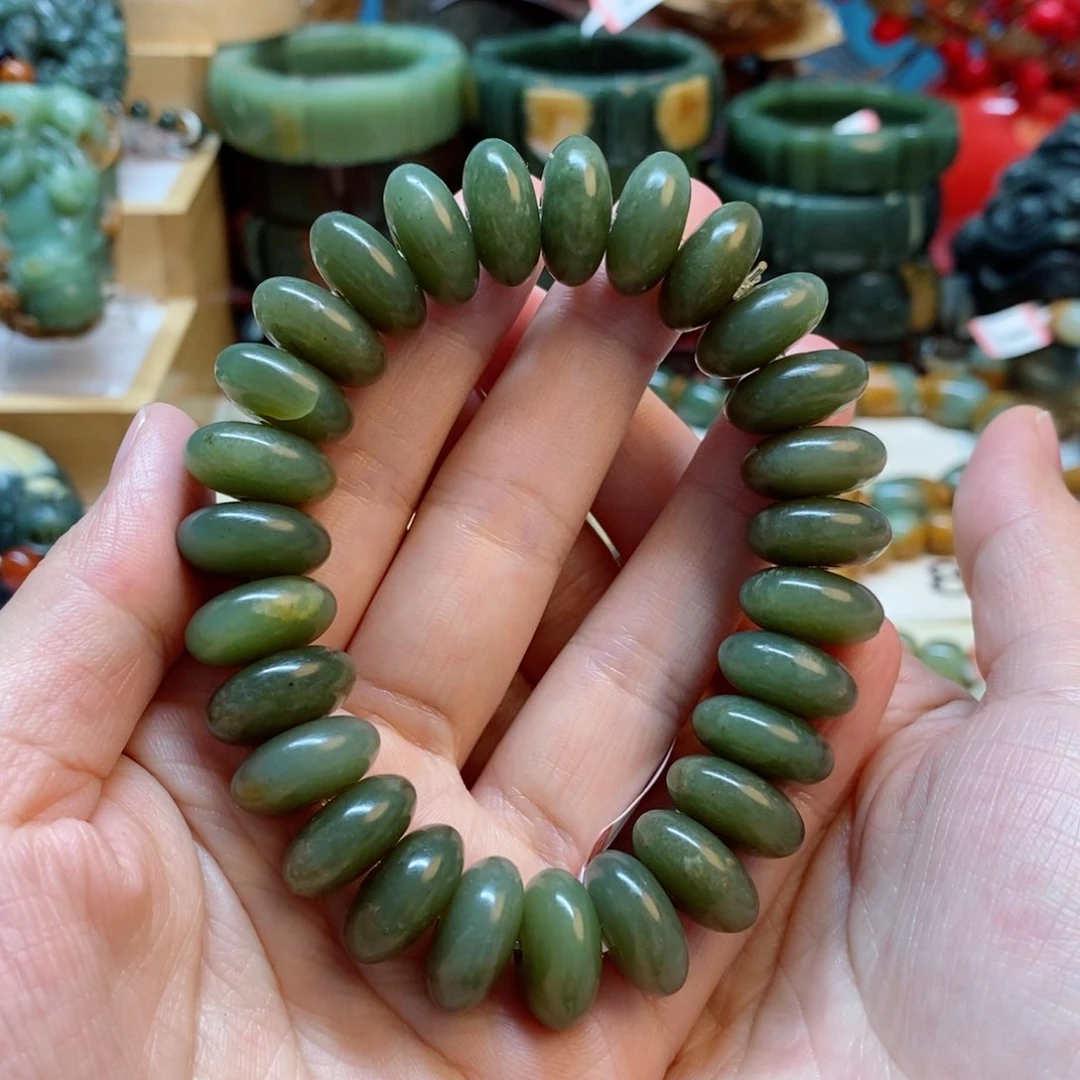 透闪石质玉手串未镶嵌